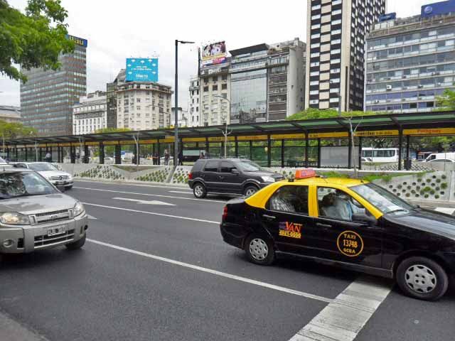 Segurança em Buenos Aires, táxis