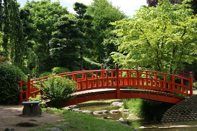 Lua de mel em Buenos Aires, jardim japonês