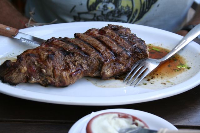 Carne Argentina, Bife de Chorizo (Foto: e.carr)