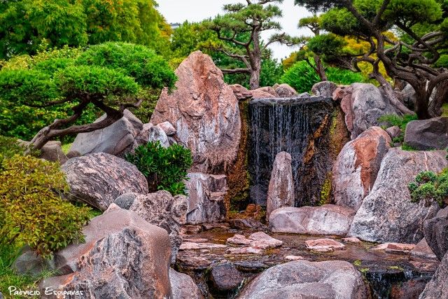 Jardim Japonês, cachoeira